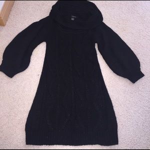 Gorgeous black shimmer Arden B sweater dress