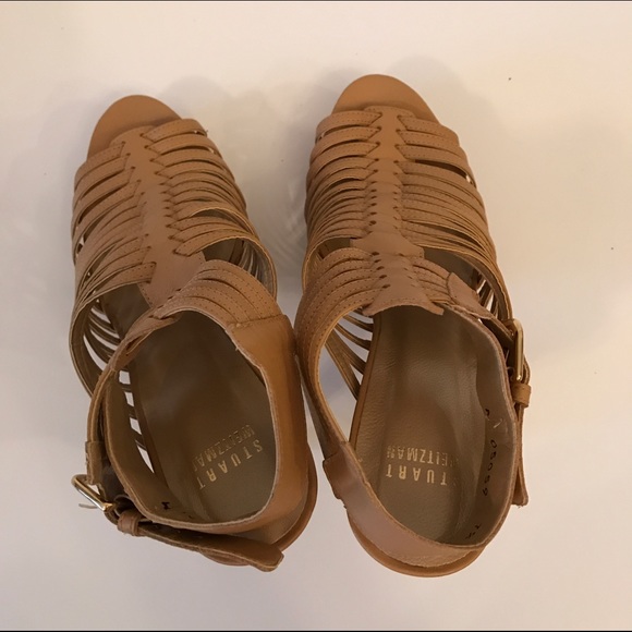 Stuart Weitzman Nude gladiator style heels - Picture 4 of 4