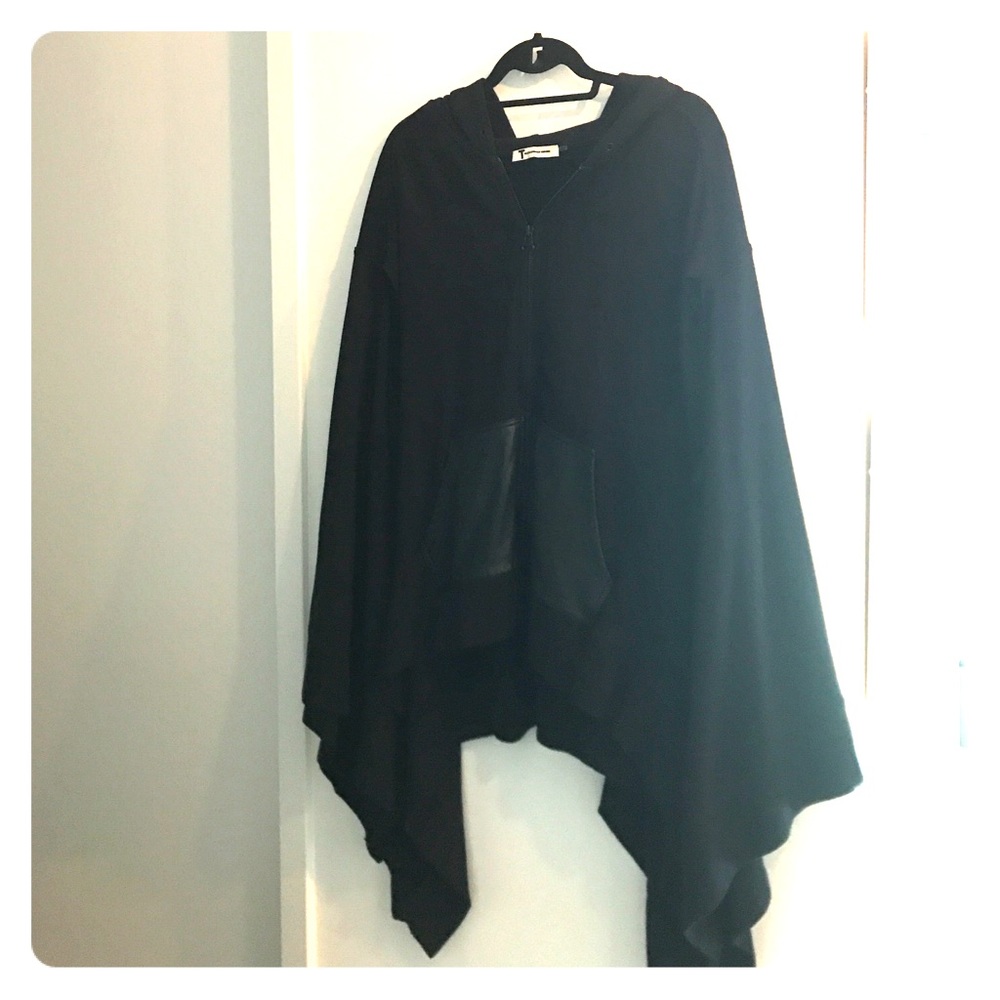 Alexander Wang Cotton fleece poncho