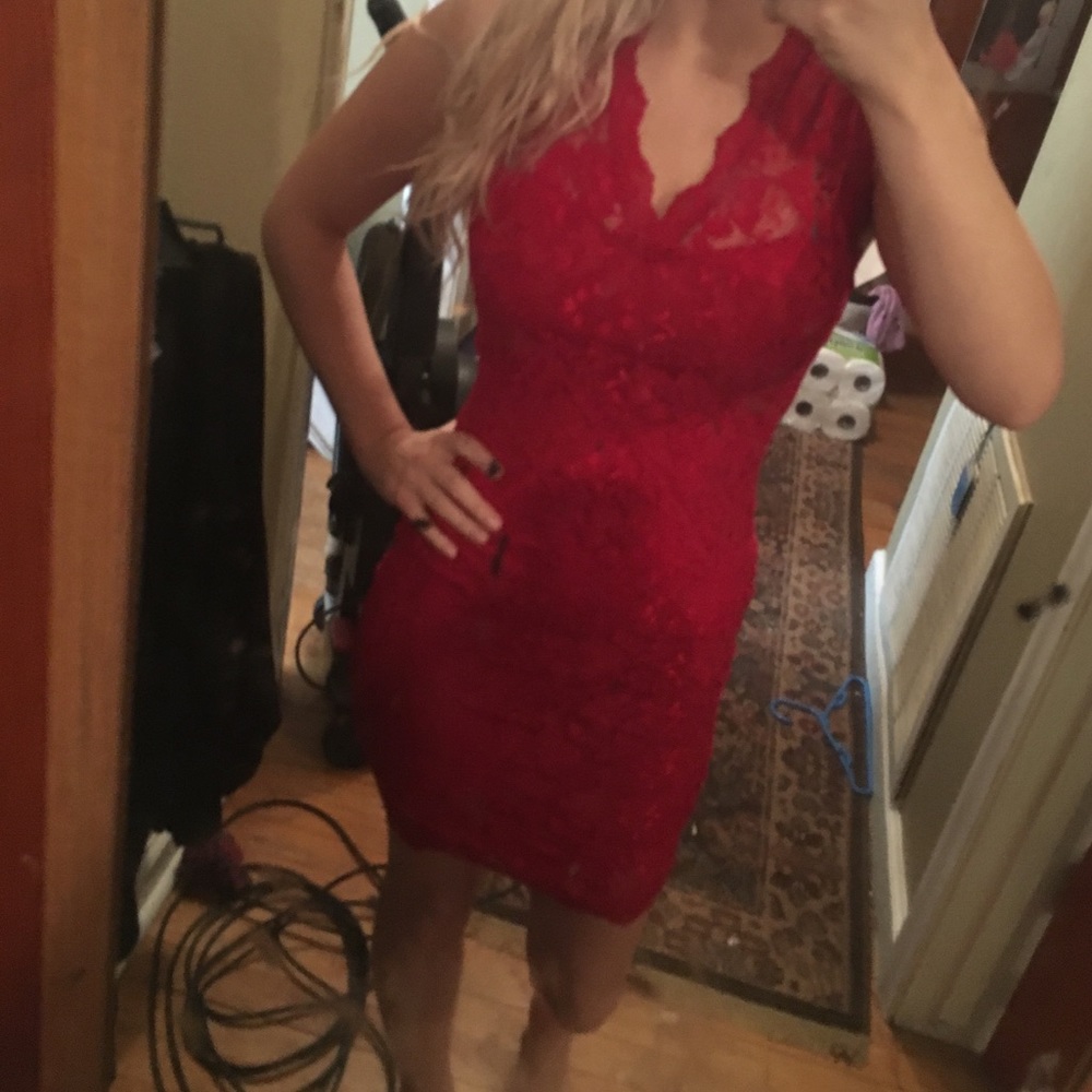 Red dress
