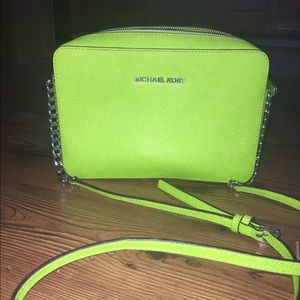 New Lime Green Michael Kors Handbag