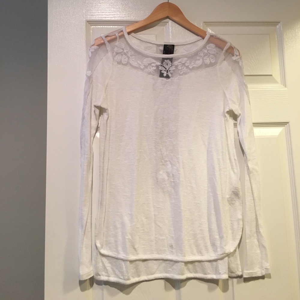 Dressy white long sleeve!