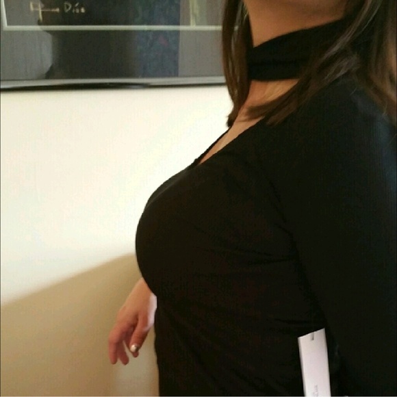 Atid clothing choker long sleeve top - Picture 4 of 4