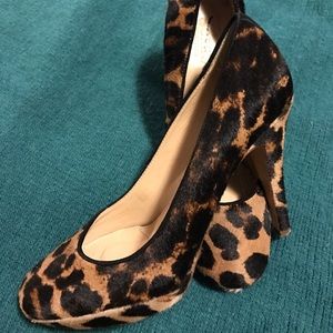 JCrew Collection Calf Hair Heels