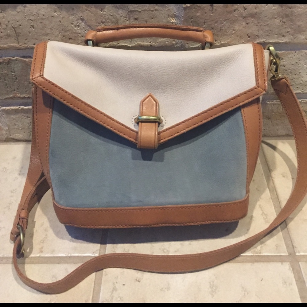 🍀💰⬇️Madewell Sloane mini satchel in colorblock