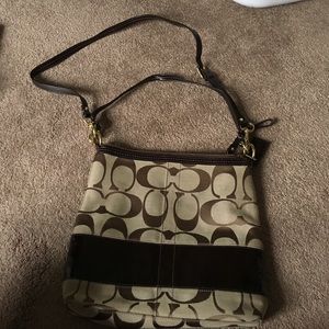 Authentic coach crossbody handbag