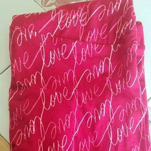 LuLaRoe leggings TC valentine