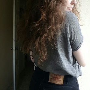 Linen Boxy Cropped Tee