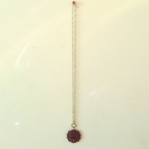 Long/Short pendant black and gold necklace!!