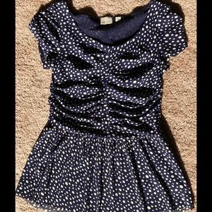 Anthropologie 9-H15 STCL Polka Dot Top