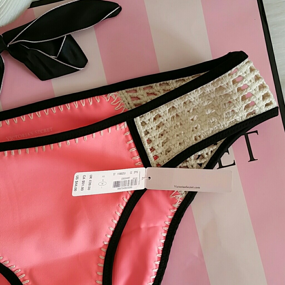 LAST Victoria's Secret Swim Bottom size M - Picture 3 of 4