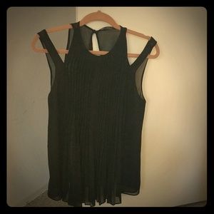 Zara pleated evening top