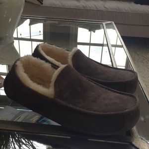 Men's Ascot Ugg Slippers Expresso Color
