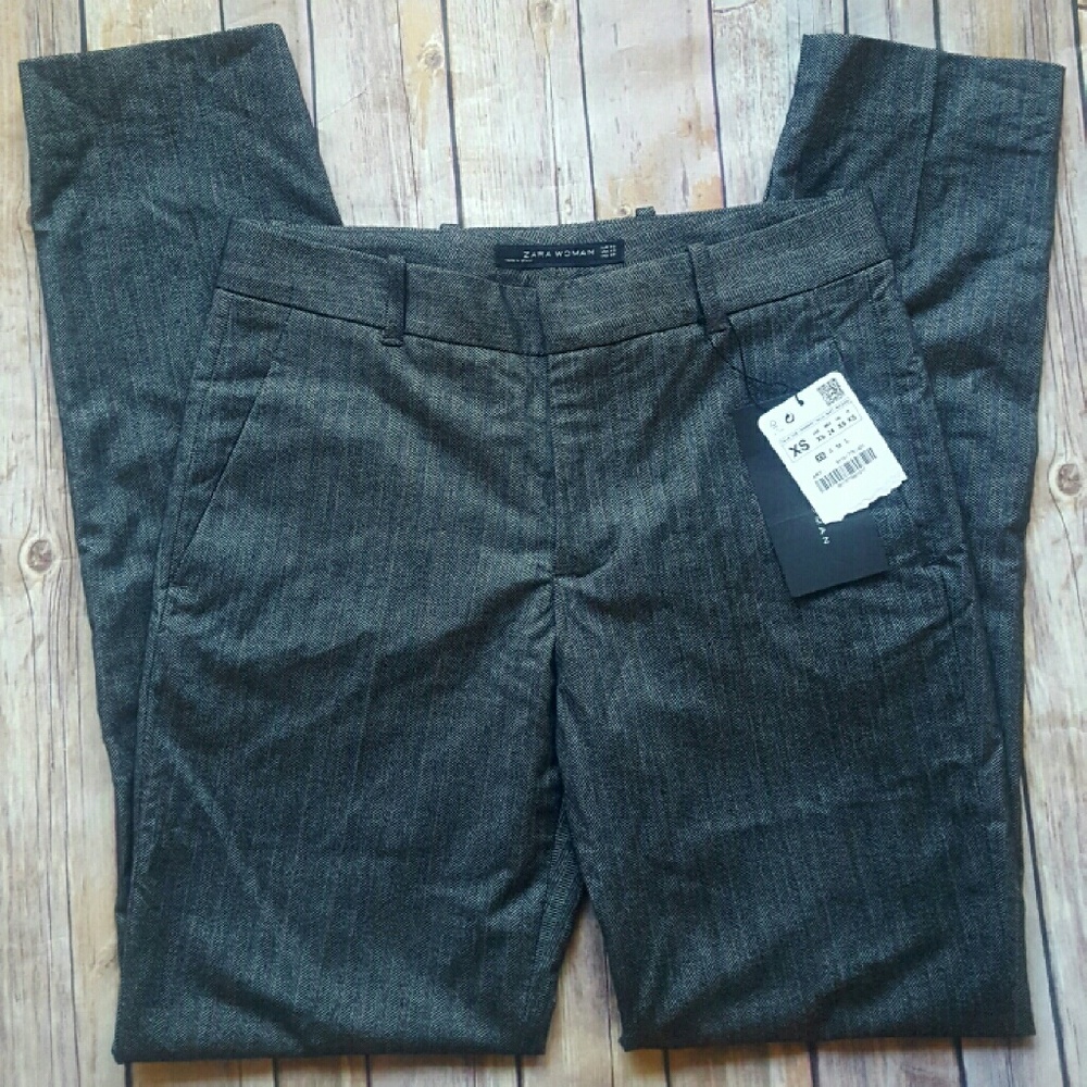 Zara Women herringbone trouser size xs or 0