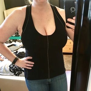 Never Worn Black Cache Top