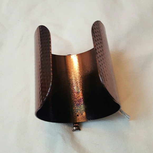 Bansri Bronze&Gunmetal Cuffs, Tiger Cuff/Ring NWT - Picture 5 of 8