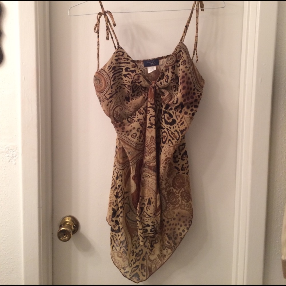 American Rag brand sheer design Sz M tank top