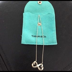 Tiffany & Co. double heart necklace