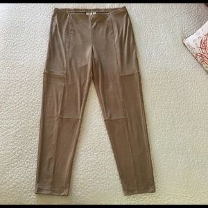 Faux suede slacks