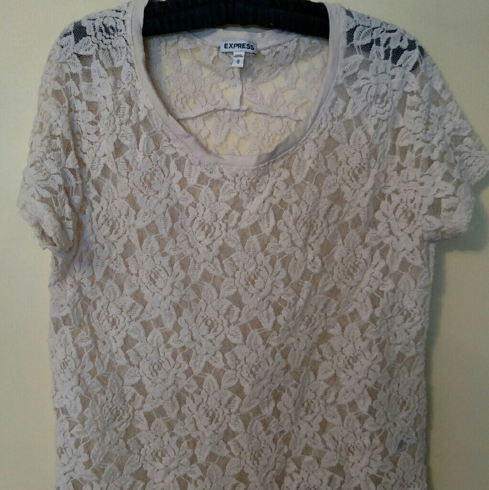 Express lace shirt