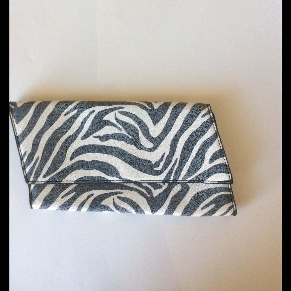 zebra print clutch- Super sexy for a night out.