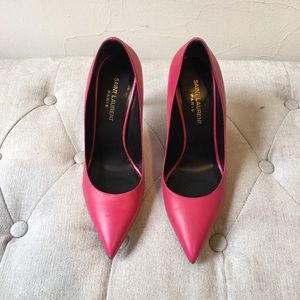 Fuchsia Saint Laurent Shoes