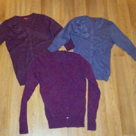 3 merona cardigans - Picture 1 of 1