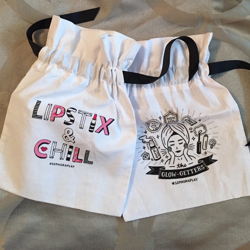 Sephora Play Reusable Drawstring Bags