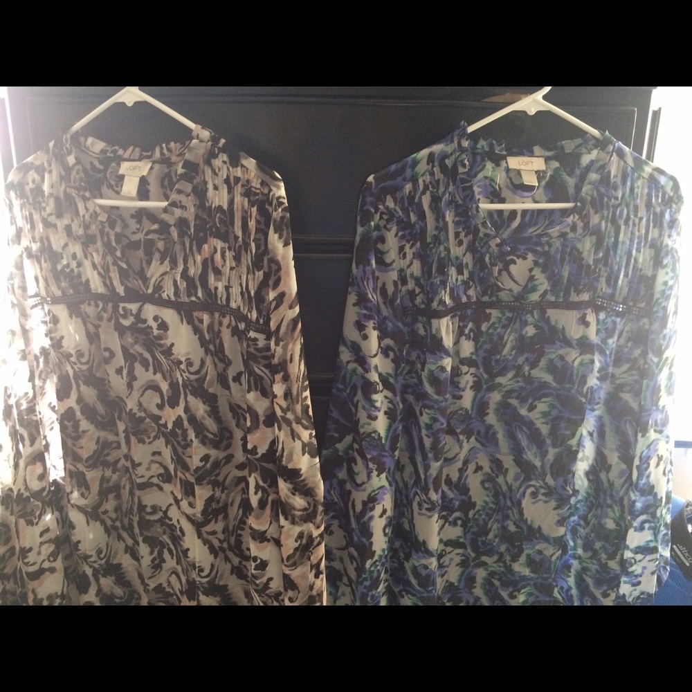 Two Loft Blouses (click for better pics)