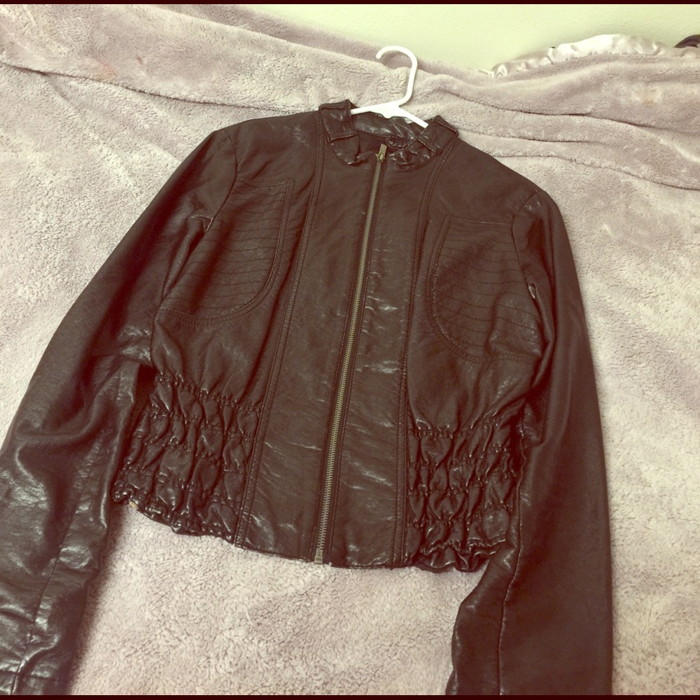 Black leather Jacket