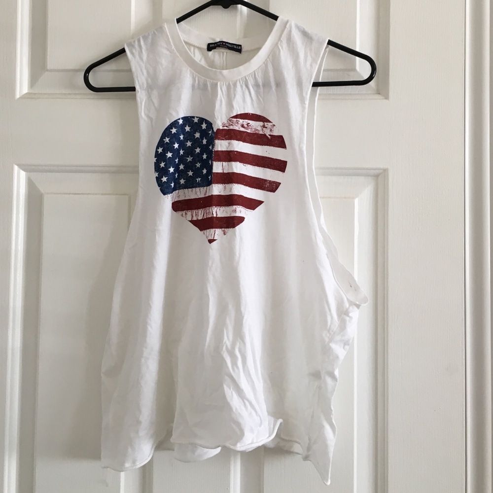 Brandy Melville AMERICA  muscle tee