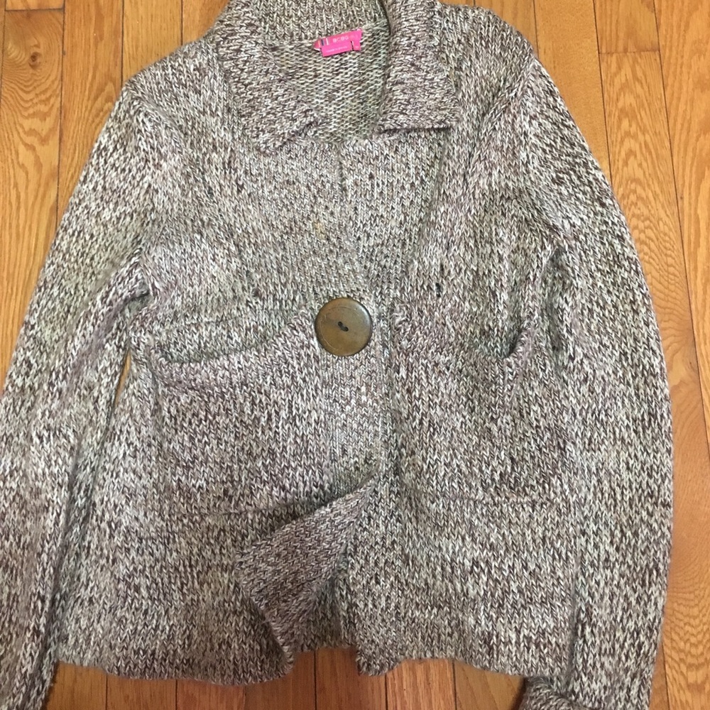 BCBG Button sweater