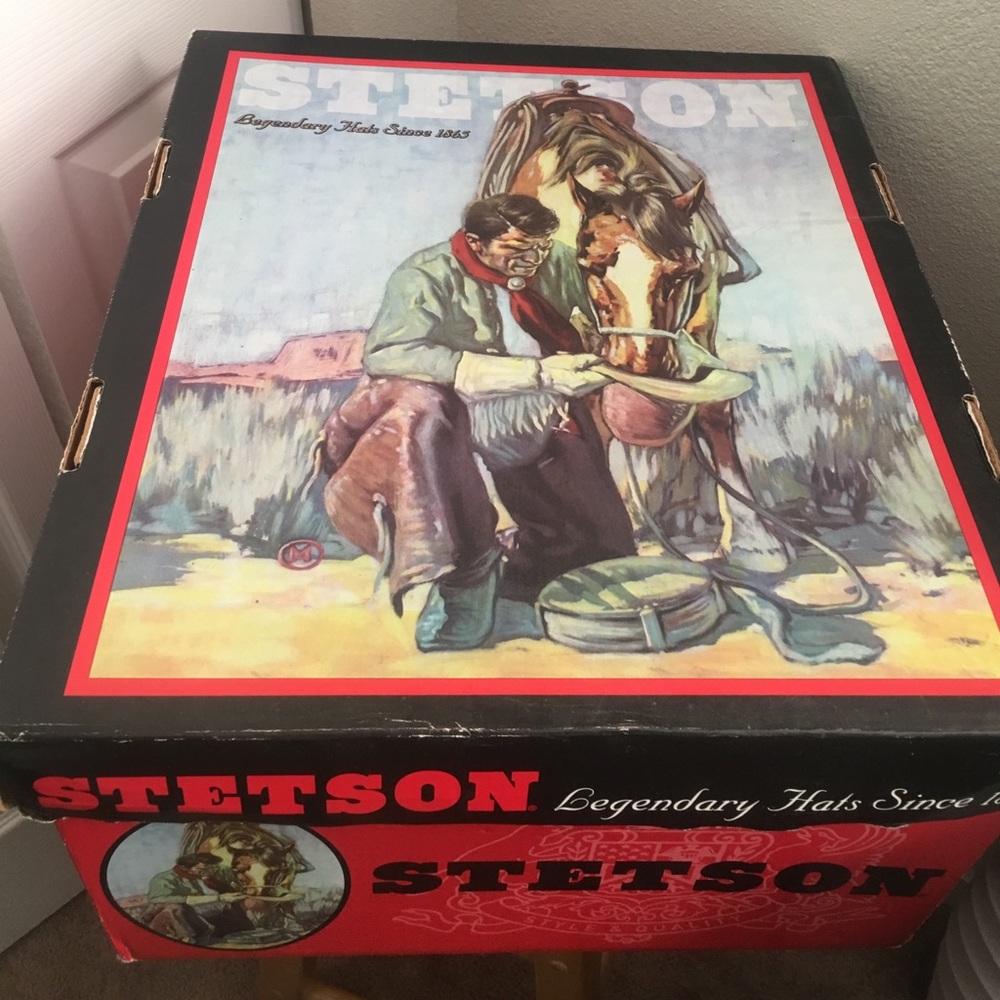 Stetson XXXXXX 6x Black Cowboy hat.