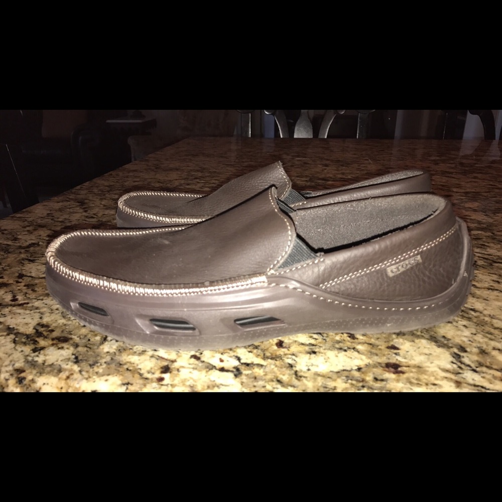 Men's Leather Croc Loafers