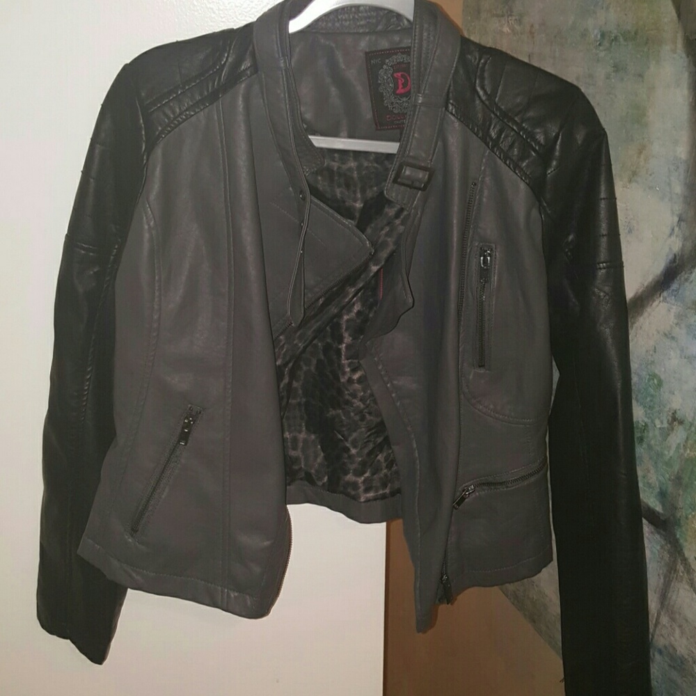 Vegan Leather DOLLHOUSE Biker Jacket