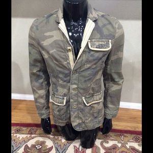 Camo sport coat
