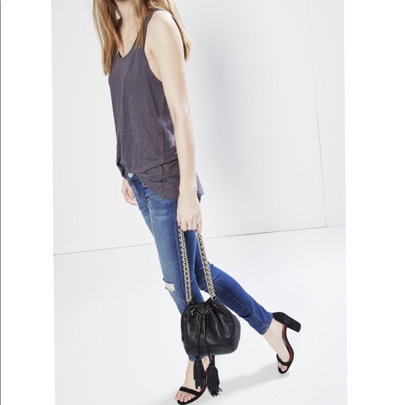 🎉Sale🎉HP🎉NWT Rebecca Minkoff leather bucket bag - Picture 7 of 8