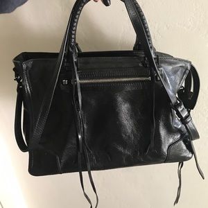 Rebecca minkoff Reagan satchel! Black leather! Rebecca minkoff Reagan satchel! Black leather!