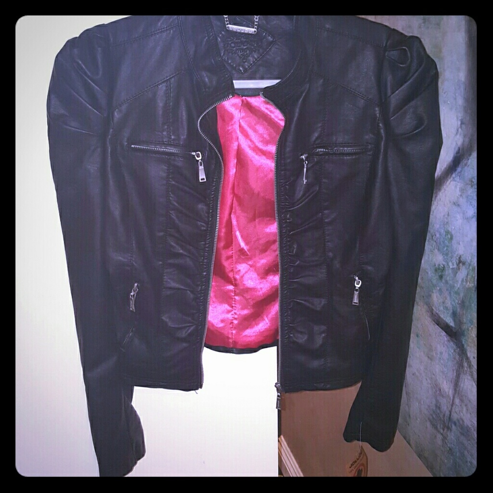Brand new Vegan Leather JouJou jacket