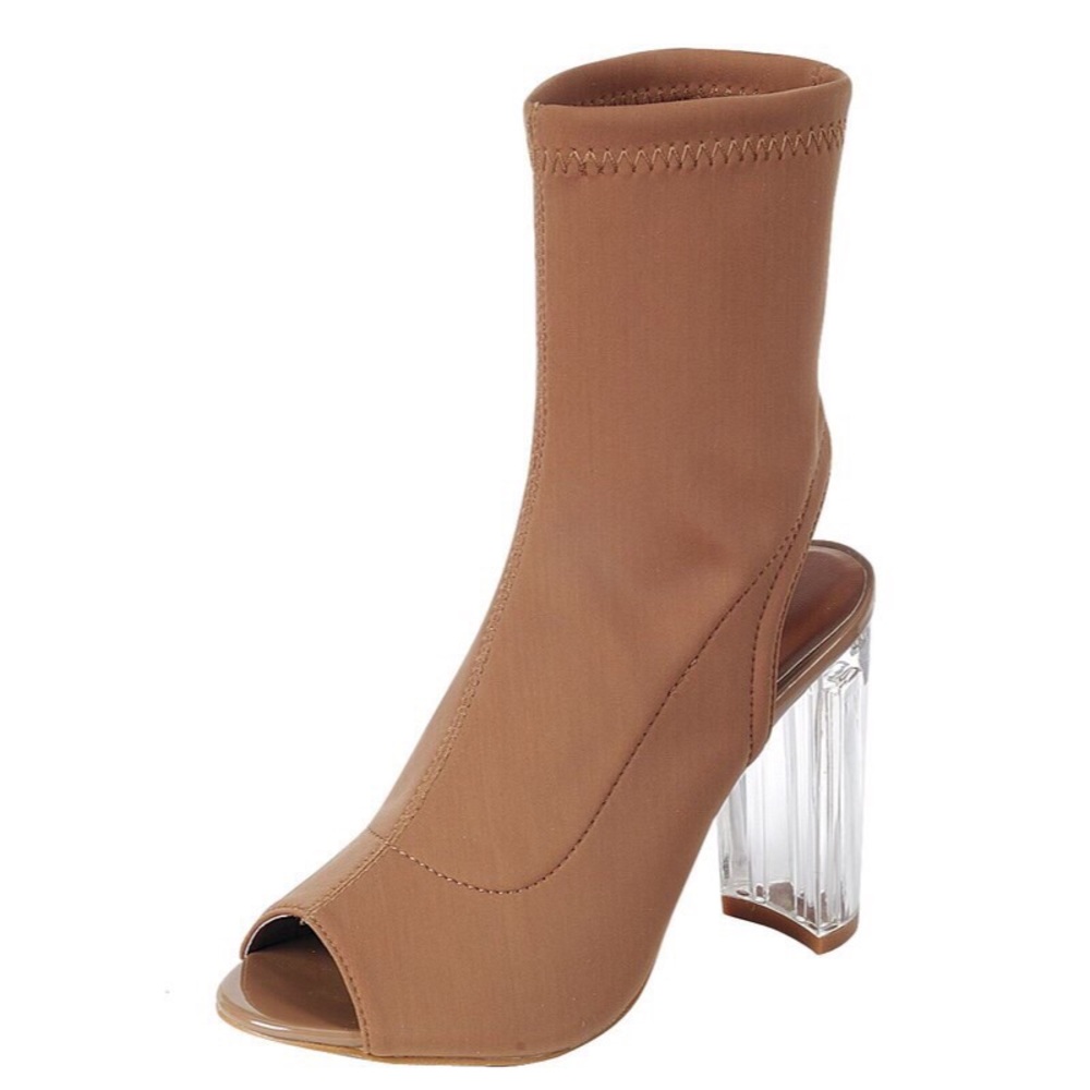 Clearance* Clear the Air Heels - Black - Picture 2 of 4