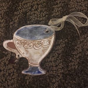 Ceramic Teacup Decorative Piece