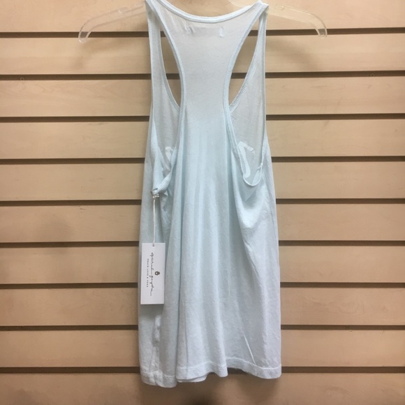 Spiritual Gangster Yogini Racerback Tank L. Blue - Picture 2 of 4