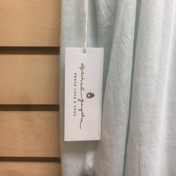 Spiritual Gangster Yogini Racerback Tank L. Blue - Picture 4 of 4