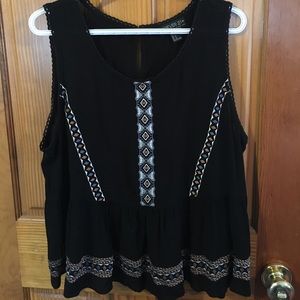 Forever 21 peplum tank top