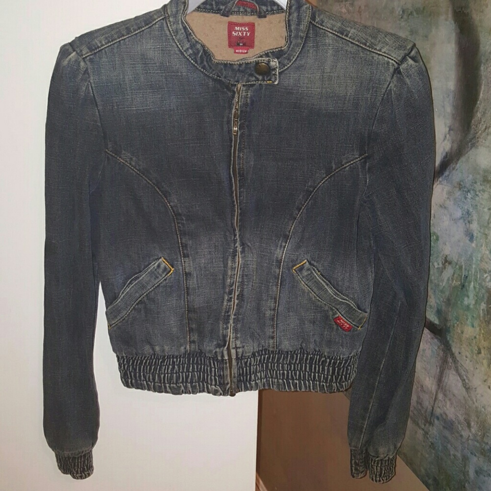 Miss Sixty Denim vintage bomber jacket