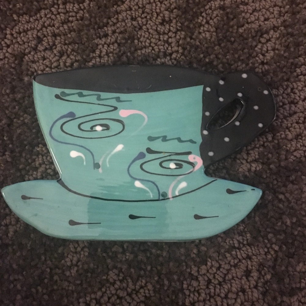 Ceramic Teacup Decorative Piece
