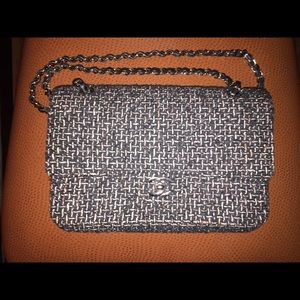 Vintage Chanel tweed purse- medium