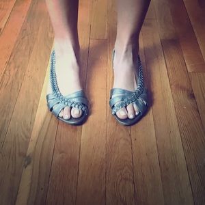 SO threaded open toe flats