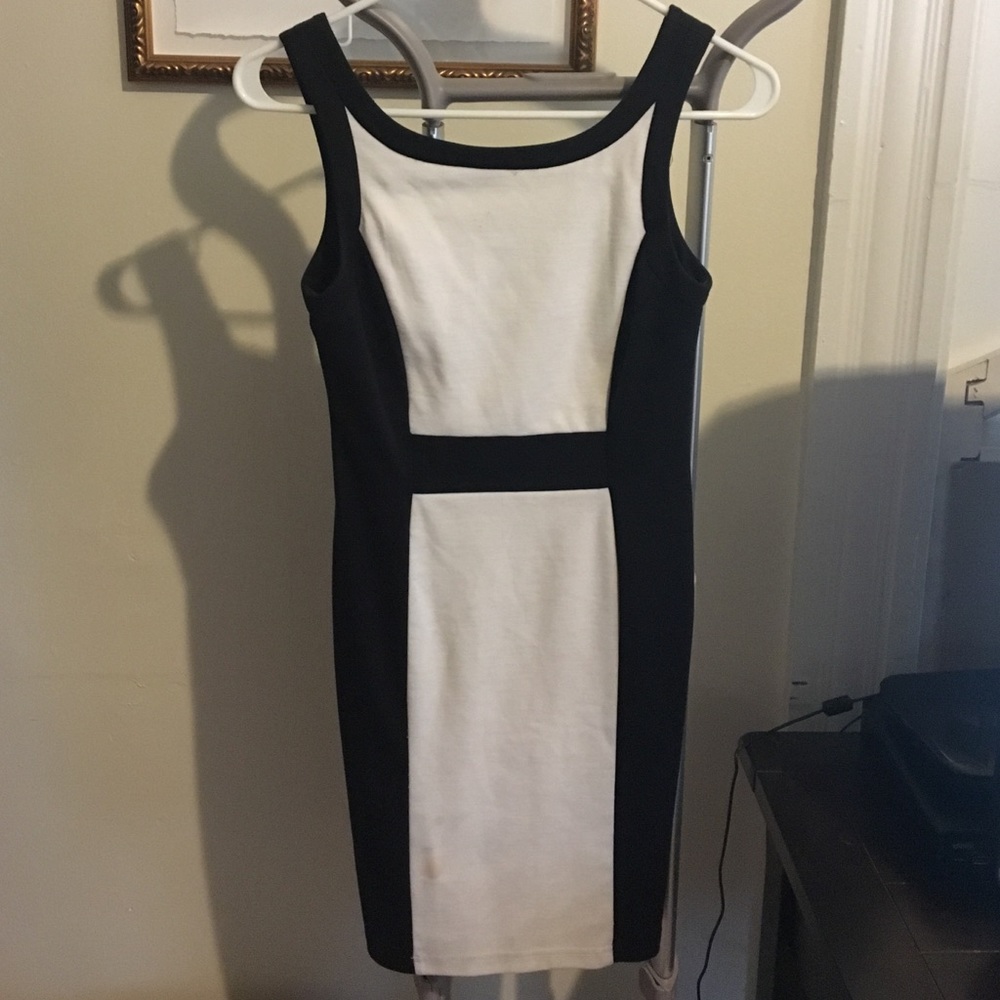 Black and white dress