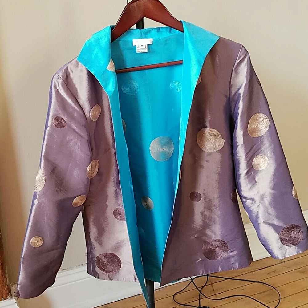 Silk, light weight  jacket